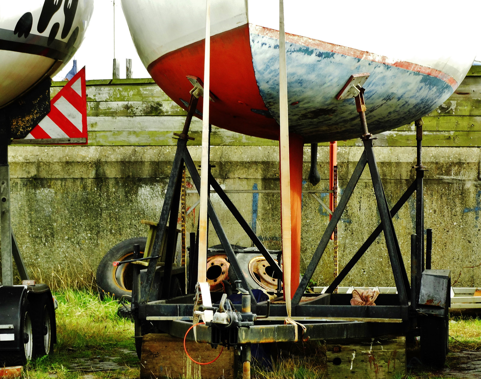 Boat Repair Yard. Blyth Harbour