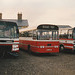 Simonds Coaches RGV 700W, RBJ 46R and CPV 2T at Botesdale – 6 Apr 1994 (219-04)