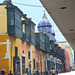 Lima's balconies . looking towards the Plaza Mayor