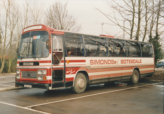 Simonds of Botesdale 460 UEV (TRY 6X) in Bury St. Edmunds – 16 Feb 1994 (214-25)