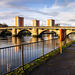 Dumbarton Bridge and the River Leven