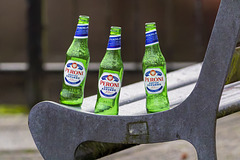 Three Peroni Bottles