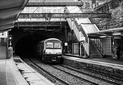 Springburn Train approaching Platform 2, High Street Station