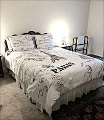 A bed room in Paris