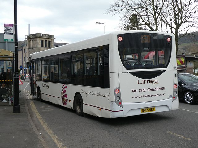 Littles Travel B6 (SN65 OEY) in Matlock - 26 Mar 2019 (P1000679)