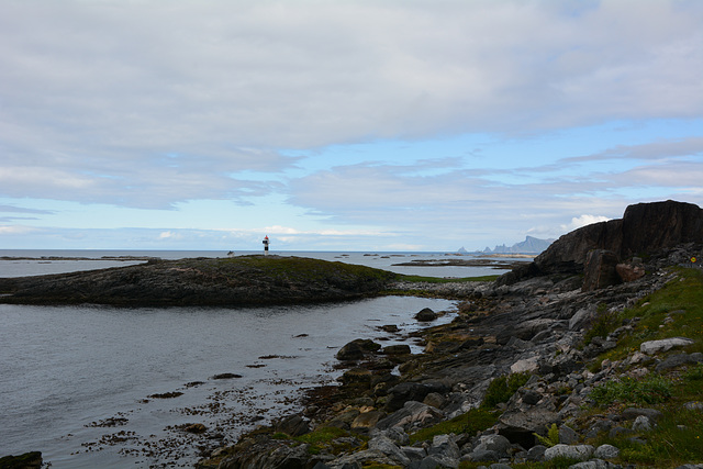 Norway, The Northern Coast of the Island of Andøya and the Northern Cliffs of the Island of Senya on the Horizon