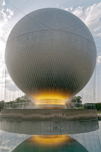 Eau + électricité = flamme olympique