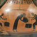 Detail of a Terracotta Amphora Signed by Taleides in the Metropolitan Museum of Art, March 2018