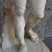 Detail of the Doryphoros by Polykleitos in the Naples Archaeological Museum, July 2012