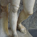 Detail of the Doryphoros by Polykleitos in the Naples Archaeological Museum, July 2012