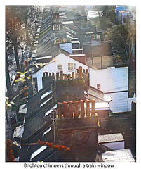 Brighton chimneys from the London Road viaduct 24 1 2024