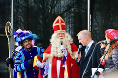 St Nicholas arrives in Leiden