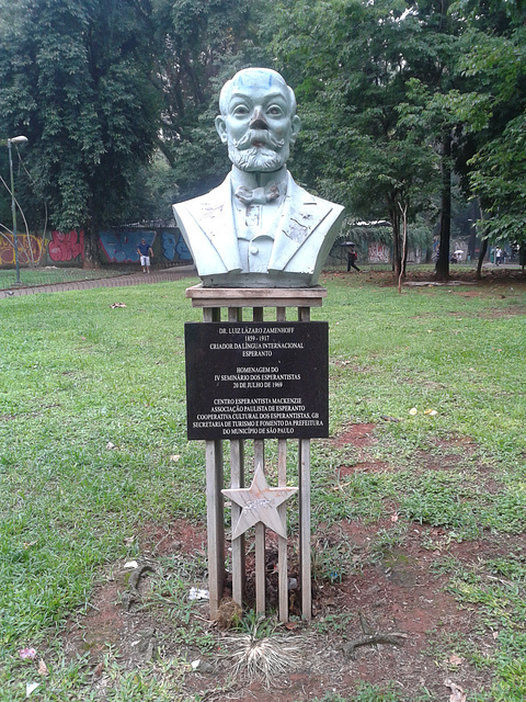 Busto Zamenhof Sao Paulo BR