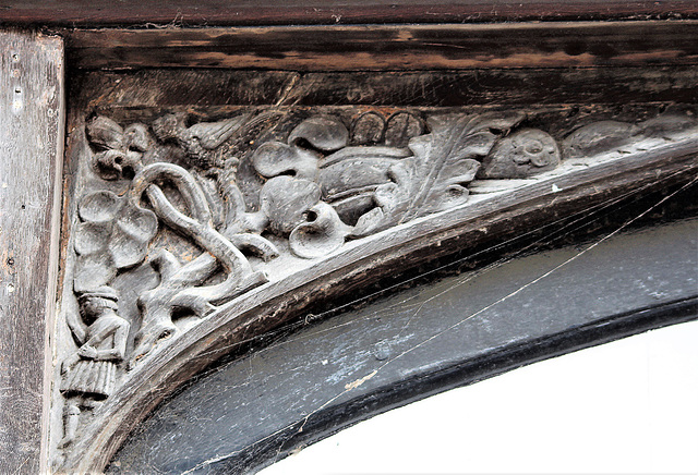 Detail of Doorframe, No.27 Market Place, Halesworth, Suffolk