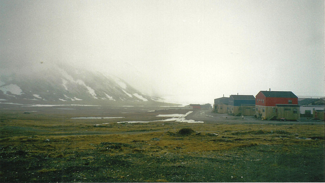 Scène brumeuse du grand nord Québécois