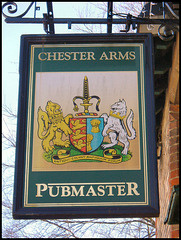 Chester Arms pub sign