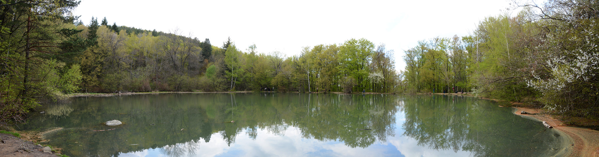 Bulgaria, Sofia, Panorama of Boyana Lake