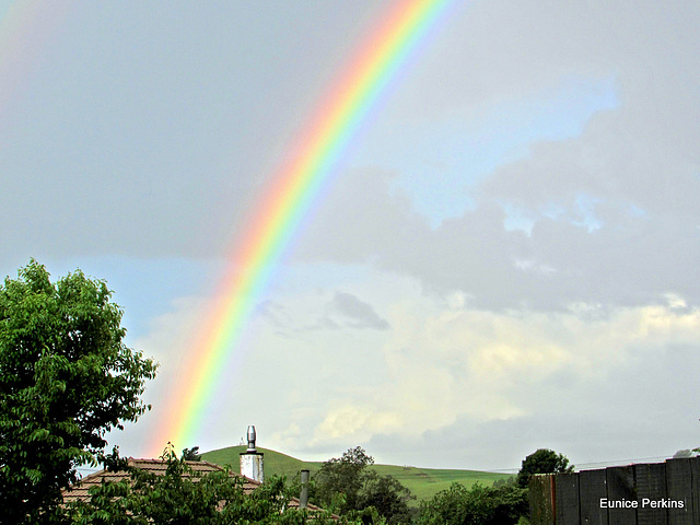 Rainbow Touches Down.