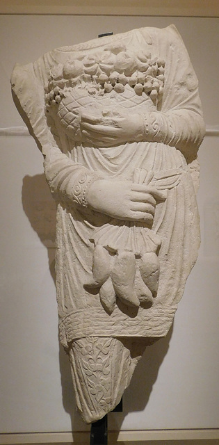 Relief of a Banquet Attendant Carrying Fruit and Vegetables in the Metropolitan Museum of Art, June 2019
