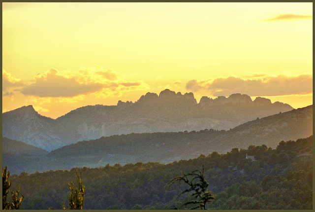 Sunset in Provence