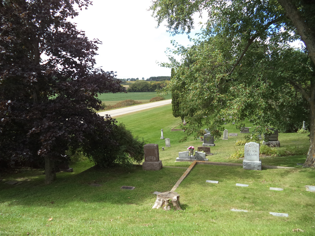 Cimetière wisconsinien / Wisconsing cemetery