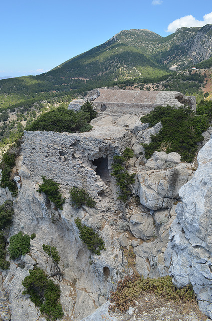 Rhodes, The Monolithos Castle, Ruins of St.Panteleimon Church (1476)