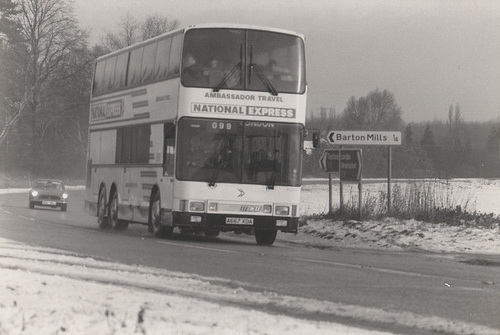 ipernity: Ambassador Travel ML904 (A667 XDA) on the old A11 at Barton ...