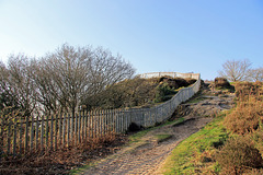 The path up to the Cliffe HFF