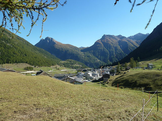 Simplon Dorf auf 1472 m.ü.M.