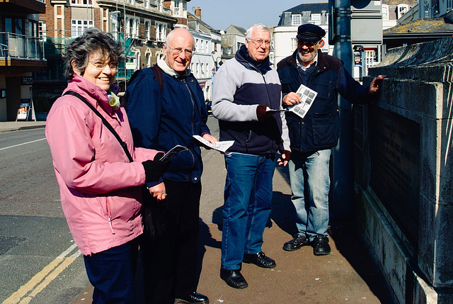 Four People in Weymouth on St. Patrick's Day