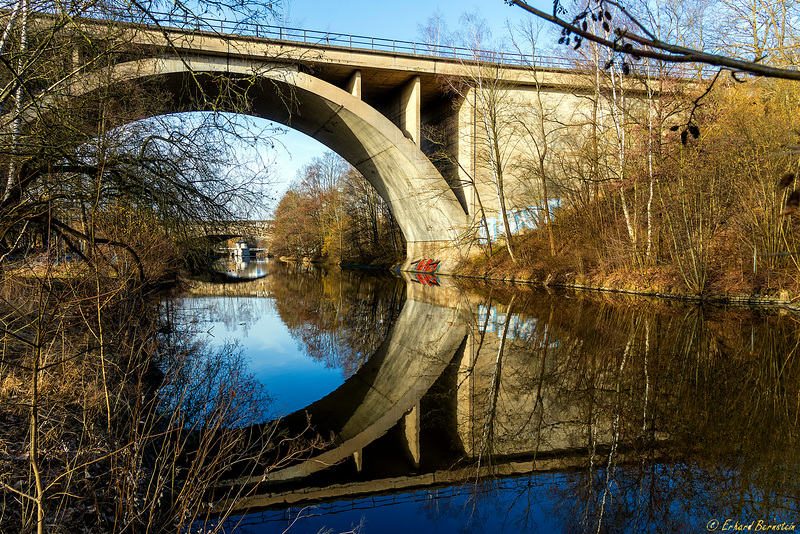 Vorfrühling an der Echo-Brücke