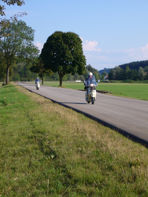 auf gesperrter Straße