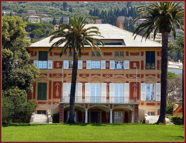 Genova : Villa Grimaldi Fassio ai Parchi di Nervi -