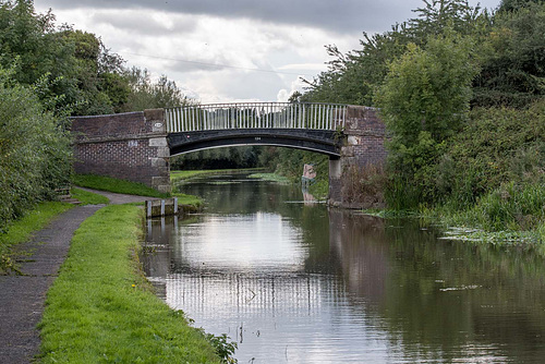 A road bridge on the Shropshire Union canal