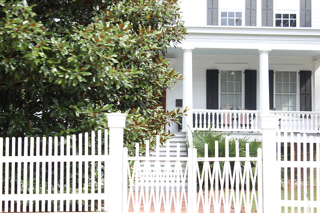 HAPPY WHTE FENCE FRIDAY  :)))   lovely home seen on our recent holiday in North Georgia,  USA    10 - 20