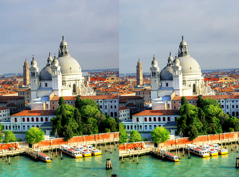 Venedig Durchfahrt 8. X3D.  ©UdoSm