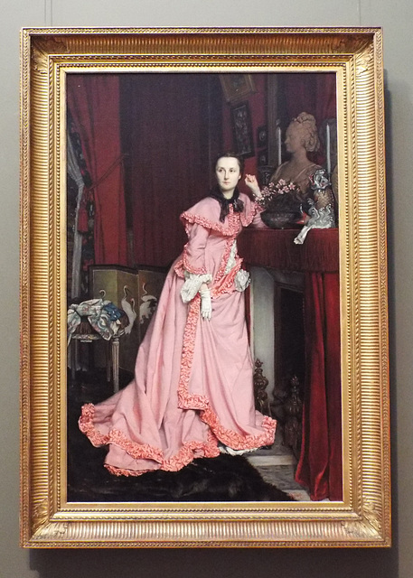 Portrait of the Marquise de Miramont by Tissot in the Getty Center, June 2016
