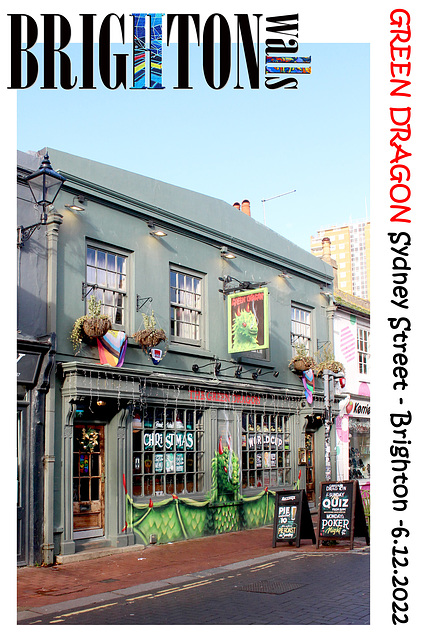 Green Dragon Sydney Street Brighton 6 12 2022