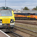 Freight Trio at Eastleigh (3) - 27 January 2015