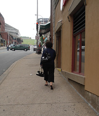 Bluenose Mature  Lady in high heels