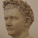 Detail of the Bust of the Emperor Domitian in the Naples Archaeological Museum, July 2012