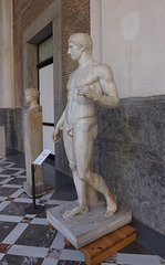 The Doryphoros by Polykleitos in the Naples Archaeological Museum, July 2012