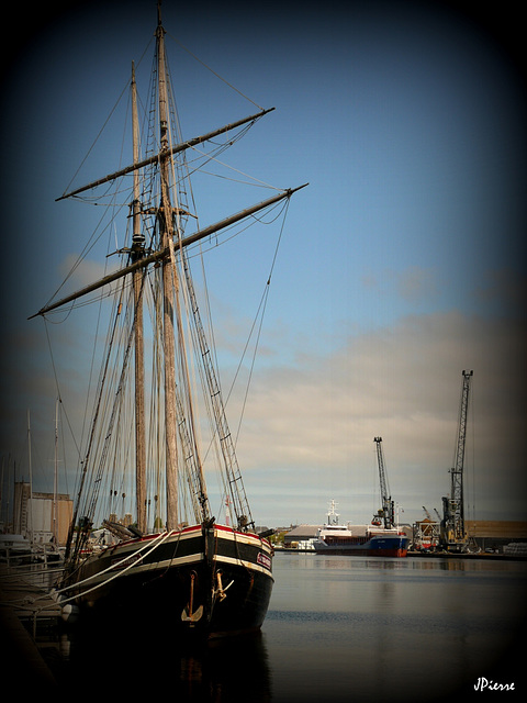 Dans le port de St Malo