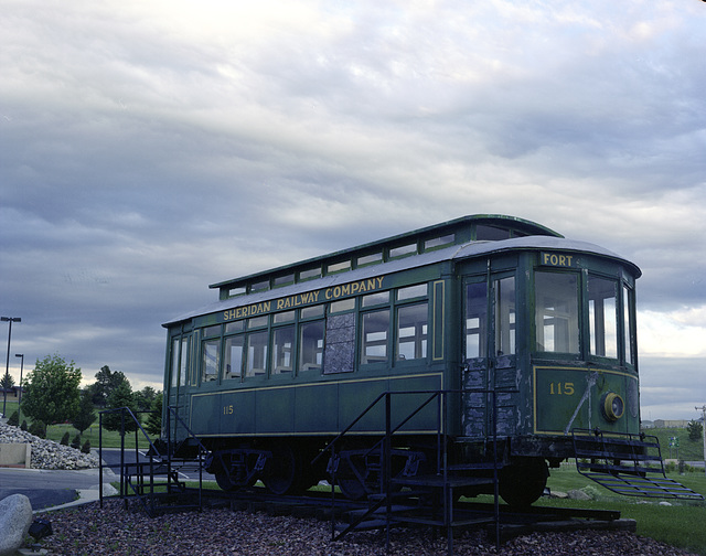 Sheridan Railway Company streetcar #115