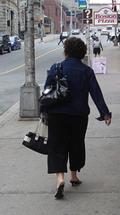 Bluenose Mature  Lady in high heels