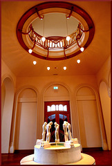 Brunnen in der Eingangshalle des Osthaus-Museums in Hagen