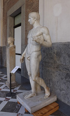 The Doryphoros by Polykleitos in the Naples Archaeological Museum, July 2012