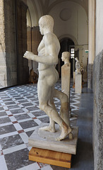 The Doryphoros by Polykleitos in the Naples Archaeological Museum, July 2012