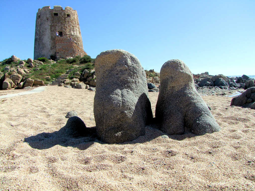 Türmchen am Strand