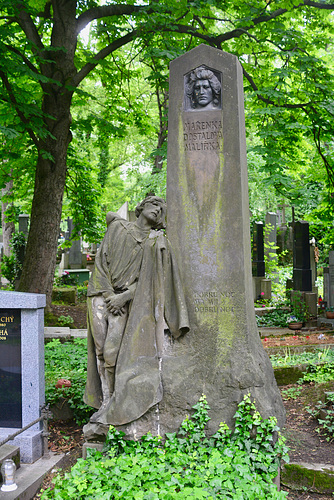 Prague 2019 – Olšany Cemetery – Grave of Marie Dostálová